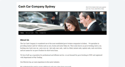 Desktop Screenshot of cashcarcompany.com.au