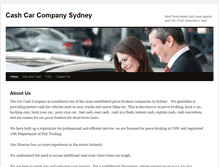 Tablet Screenshot of cashcarcompany.com.au